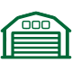 Icône de hangar